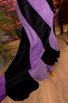 Vintage Glitzer Maxirock lila