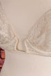 Vintage BH weiß Spitze 50er 60er 70er Boho Disco Frau Rockabilly S 36-38 Sekretärin Special weiß vintageberlin.de