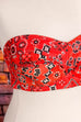 sexy Rockabella Top rot 60er 70er Disco Frau real-rockabilly Rockabilly rot S 36-38 Special vintageberlin.de