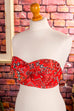 sexy Rockabella Top rot 60er 70er Disco Frau real-rockabilly Rockabilly rot S 36-38 Special vintageberlin.de