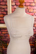 Vintage BH weiß Spitze 80er Disco Frau real-80er S 36-38 weiß vintageberlin.de
