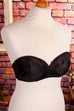 Vintage Nylon BH trägerlos 60er 70er Disco Frau real-rockabilly Rockabilly S 36-38 schwarz Special vintageberlin.de