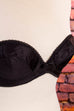 Vintage BH schwarz trägerlos 60er 70er Frau Gothic real-disco real-rockabilly Rockabilly S 36-38 schwarz Sekretärin Special XS 32-34 vintageberlin.de