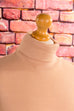 70s Rollkragen Pulli beige 70er beige braun Dandy Disco Frau M 40-42 Mod Rockabilly Schlager Special vintageberlin.de