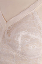 Vintage Bralette Mieder weiß
