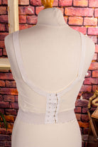 Vintage Bralette Mieder weiß