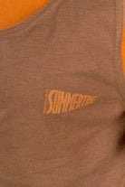 80s lagen-Top senf-beige