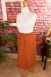 Winterrock rotbraun Wolle Mohair 70er 80er braun Frau M 40-42 orange Rockabilly S 36-38 Special vintageberlin.de