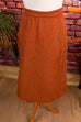 Winterrock rotbraun Wolle Mohair 70er 80er braun Frau M 40-42 orange Rockabilly S 36-38 Special vintageberlin.de