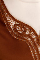 Boho Maxikleid rehbraun