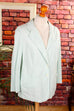 Damen Jacke Blazer türkis 90er Frau L 44-46 Special türkis vintageberlin.de