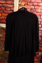 Überwurf Bolero schwarz Pailletten