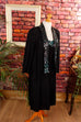 Überwurf Bolero schwarz Pailletten 80er 90er Abendmode Disco Frau Gothic L 44-46 M 40-42 S 36-38 schwarz Special Unisize vintageberlin.de