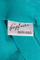 Vintage Kleid türkis Wickel-Look