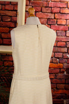 Boho Frottee Maxikleid creme