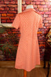 70s Disco Glitzerkleid orange 60er 70er Disco Frau M 40-42 orange real-disco real-rockabilly Rockabilly Schlager Special vintageberlin.de