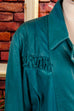 Lamm-Nappa Lederjacke türkis 80er Frau M 40-42 real-80er Rockabilly Special türkis vintageberlin.de