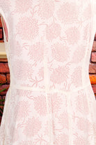 50er Jahre Kleid rosa weiß