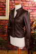 70s Disco Leder Top braun 60er 70er Boho braun Disco Frau real-disco S 36-38 Schlager Special XS 32-34 vintageberlin.de
