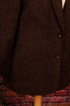 Vintage Tweed Blazer braun