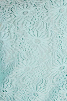 Stretchkleid pastell türkis Spitze