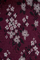 70s Schlagerkleid lila Glitzer