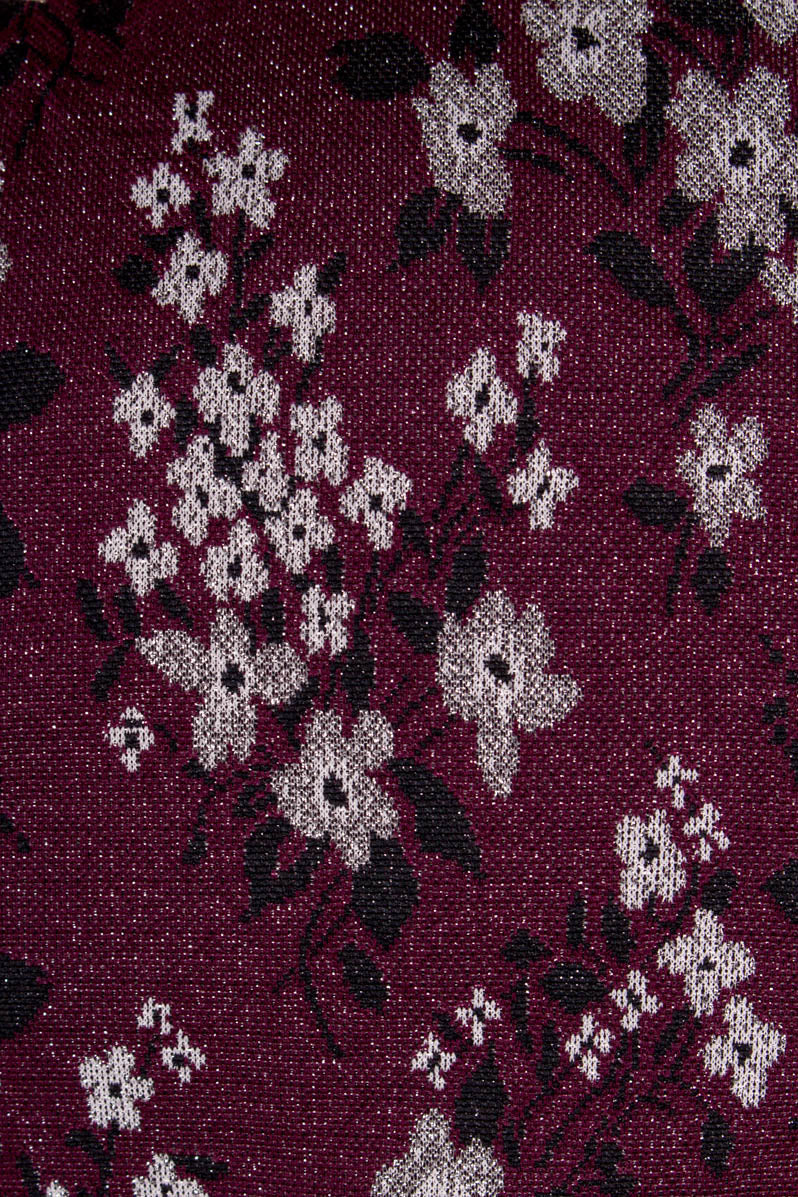 70s Schlagerkleid lila Glitzer
