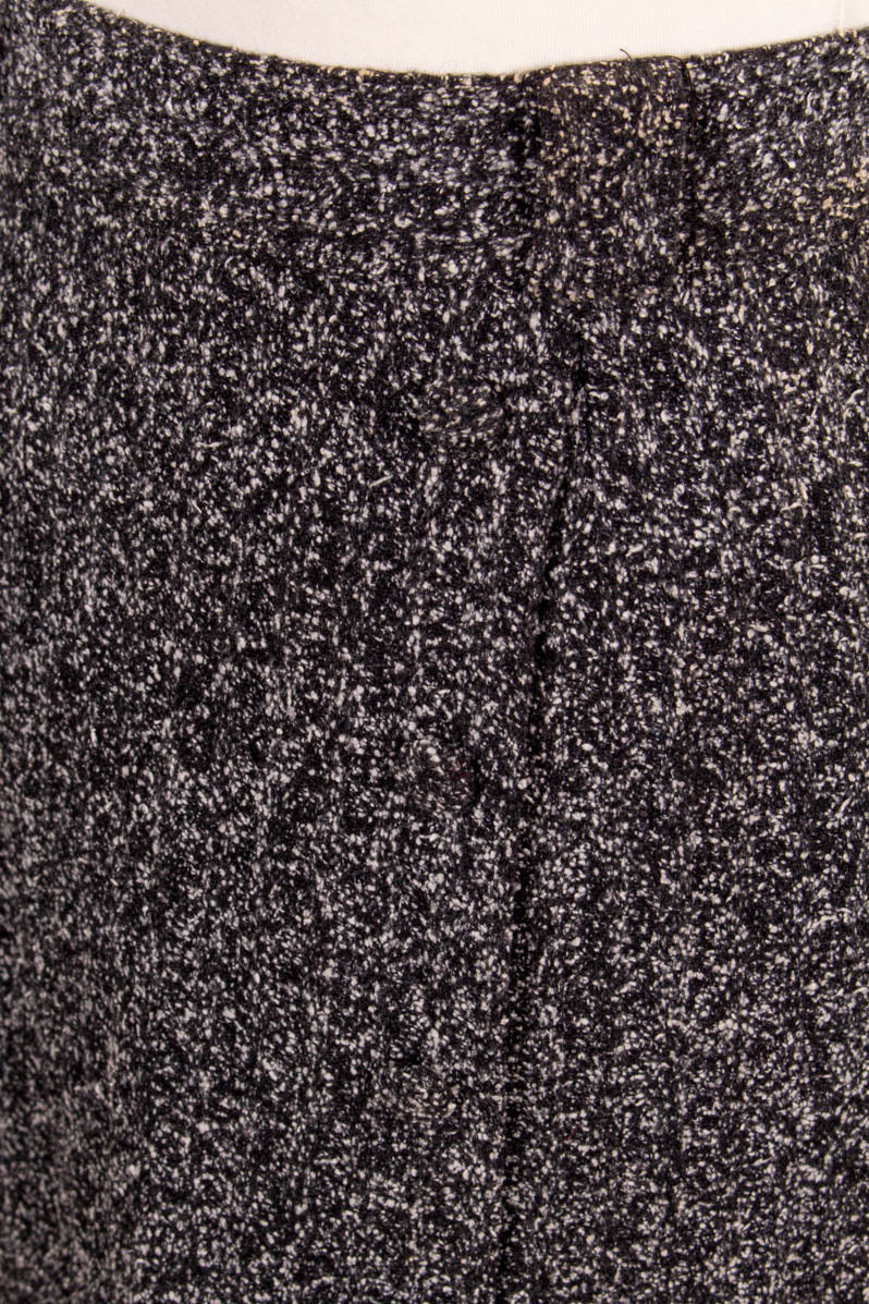 schmaler Rock grau meliert