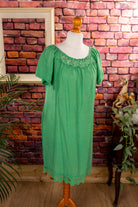 Boho Hängerchen Kleid grün