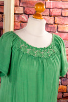 Boho Hängerchen Kleid grün