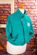 80s Blouson türkis 80er Frau M 40-42 real-80er Rockabilly S 36-38 Special türkis vintageberlin.de