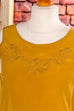 Boho Seidentop gold 90er Boho Frau gold M 40-42 S 36-38 Special vintageberlin.de