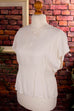 Vintage Boho Top weiß Spitze 20er 90er Boho Charleston Disco Flapper&Charleston Frau M 40-42 real-boho Special viktorianisch weiß vintageberlin.de