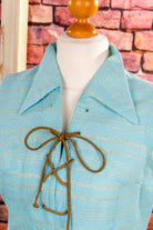 70s DDR Disco Tunika Minikleid