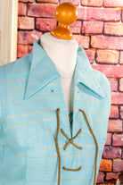 70s DDR Disco Tunika Minikleid