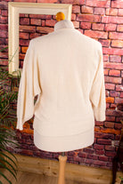 Patchwork Angora Pulli creme