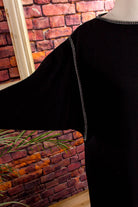 Vintage Abendkleid schwarz + Strass