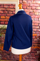 Vintage Jacke blau Stretch
