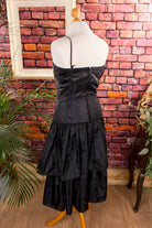 Cocktailkleid schwarz Veilchen