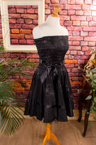 sexy Partykleid schwarz Glitzer Stretch