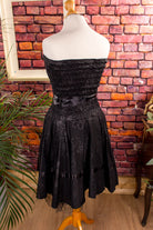 sexy Partykleid schwarz Glitzer Stretch