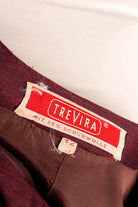 60s Blusenjacke rot Wollmix