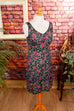70s Perlon Unterkleid bunt 70er bunt Disco Frau Rockabilly S 36-38 Schlager Special vintageberlin.de