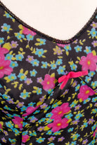 70s Perlon Unterkleid bunt