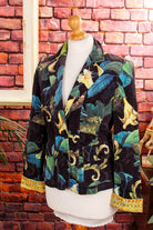 Boho samt Blazer bunt