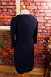 CALVIN KLEIN Etuikleid marine blau Designer Frau S 36-38 Special vintageberlin.de