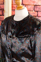 Paisley Samt Blazer festlich