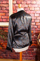 Paisley Samt Blazer festlich