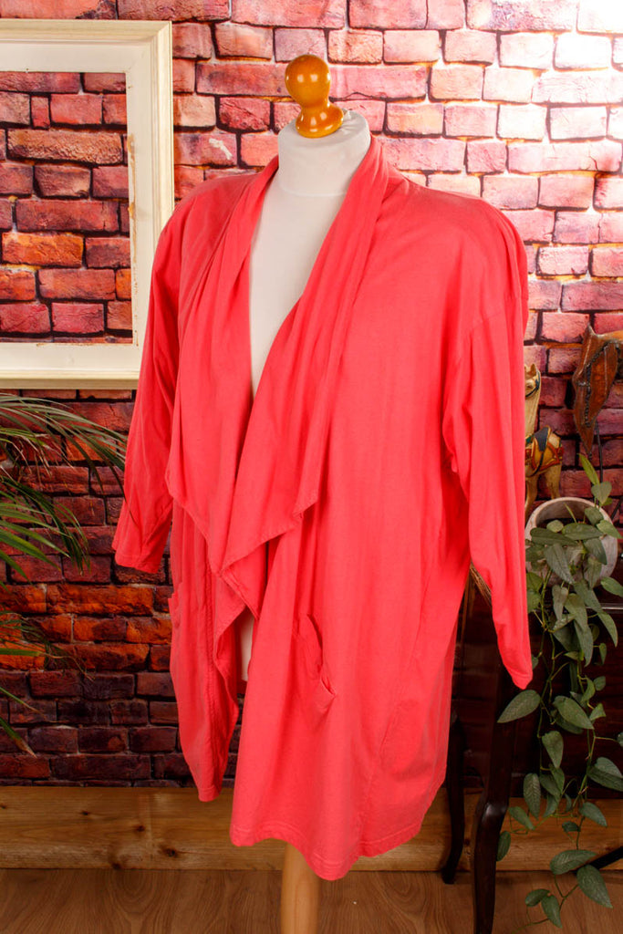 80s Oversize Mantel rosa 80er 90er Disco Frau L 44-46 M 40-42 real-80er rosa S 36-38 Special XL 48-50 vintageberlin.de