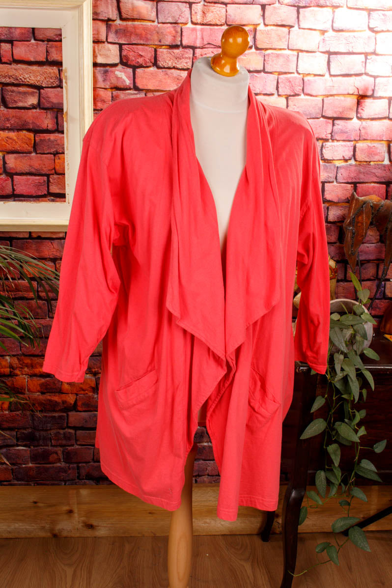 80s Oversize Mantel rosa